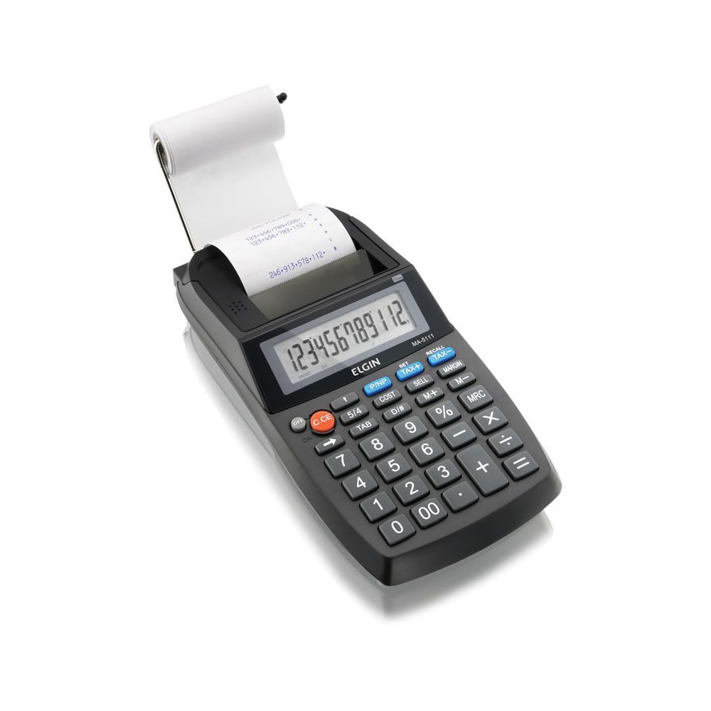 Calculadora de Mesa Com Bobina 12 Dígitos MA5111 Elgin