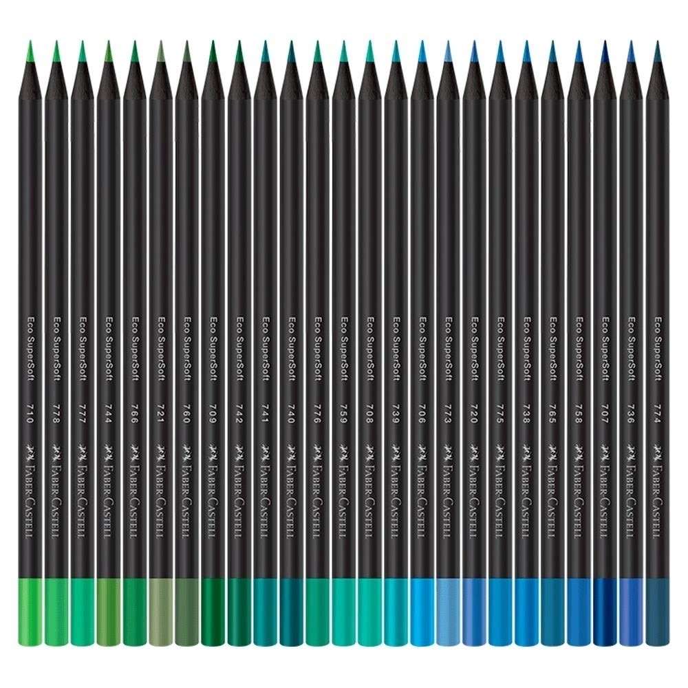 Lápis de Cor Faber-Castell 100 Cores Supersoft