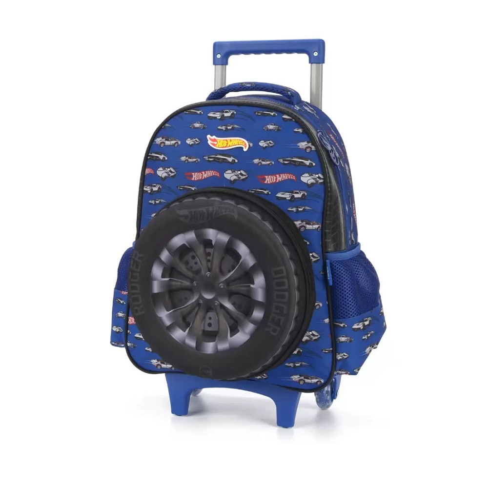 Mochilete Luxcel Hot Wheels Azul