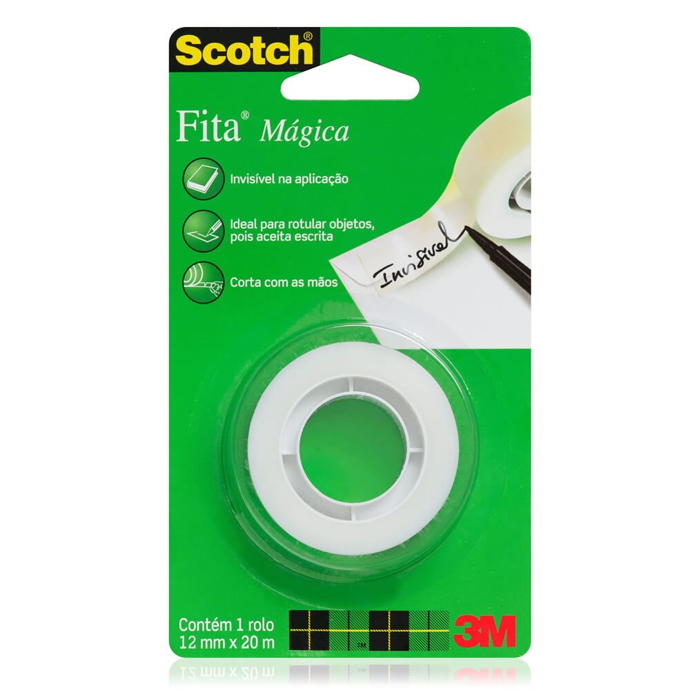 Fita Magica 810 12mm X 20m 3M Scotch