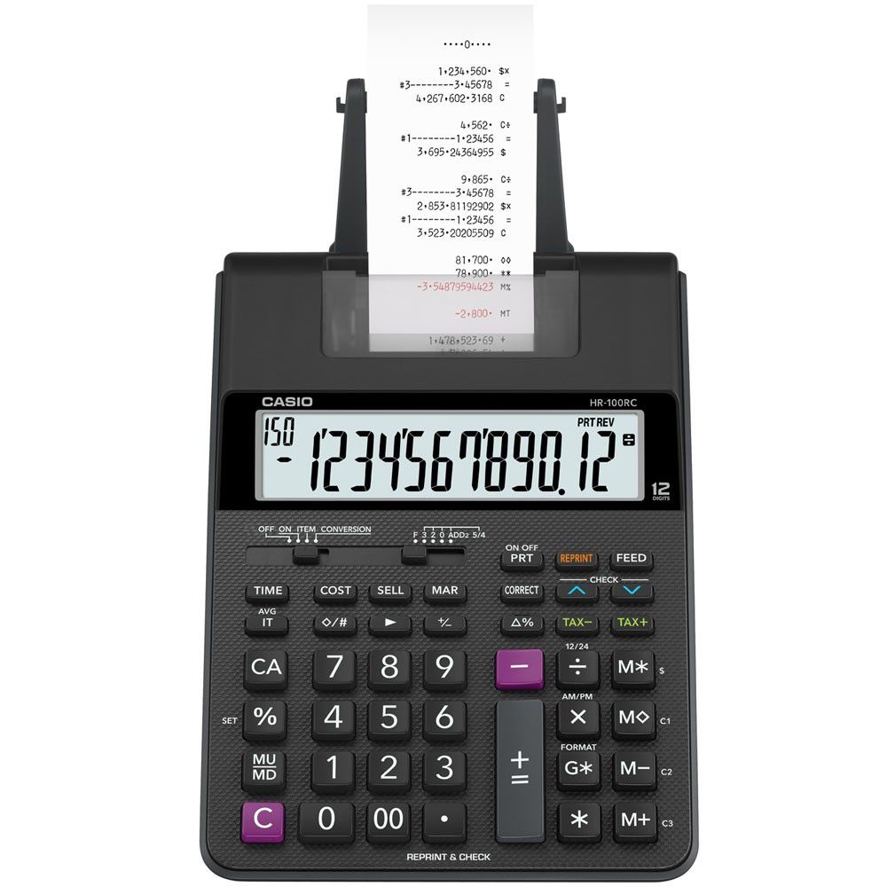 Calculadora de Mesa Bivolt HR-100RC Casio