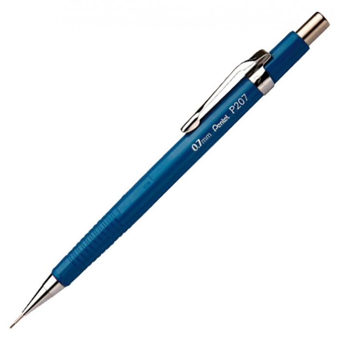 Lapiseira 0.7mm Pentel Técnica Azul P207-C