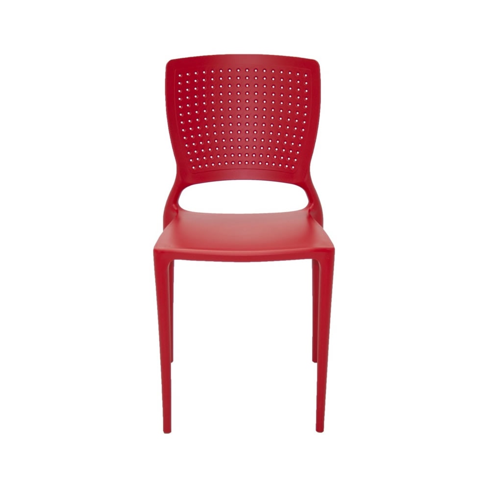 Cadeira Tramontina Safira Summa Vermelho
