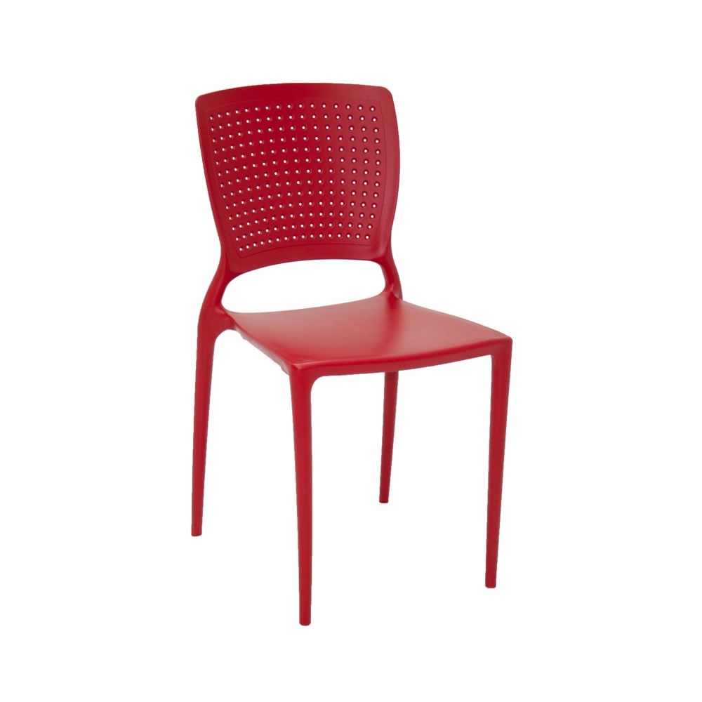 Cadeira Tramontina Safira Summa Vermelho