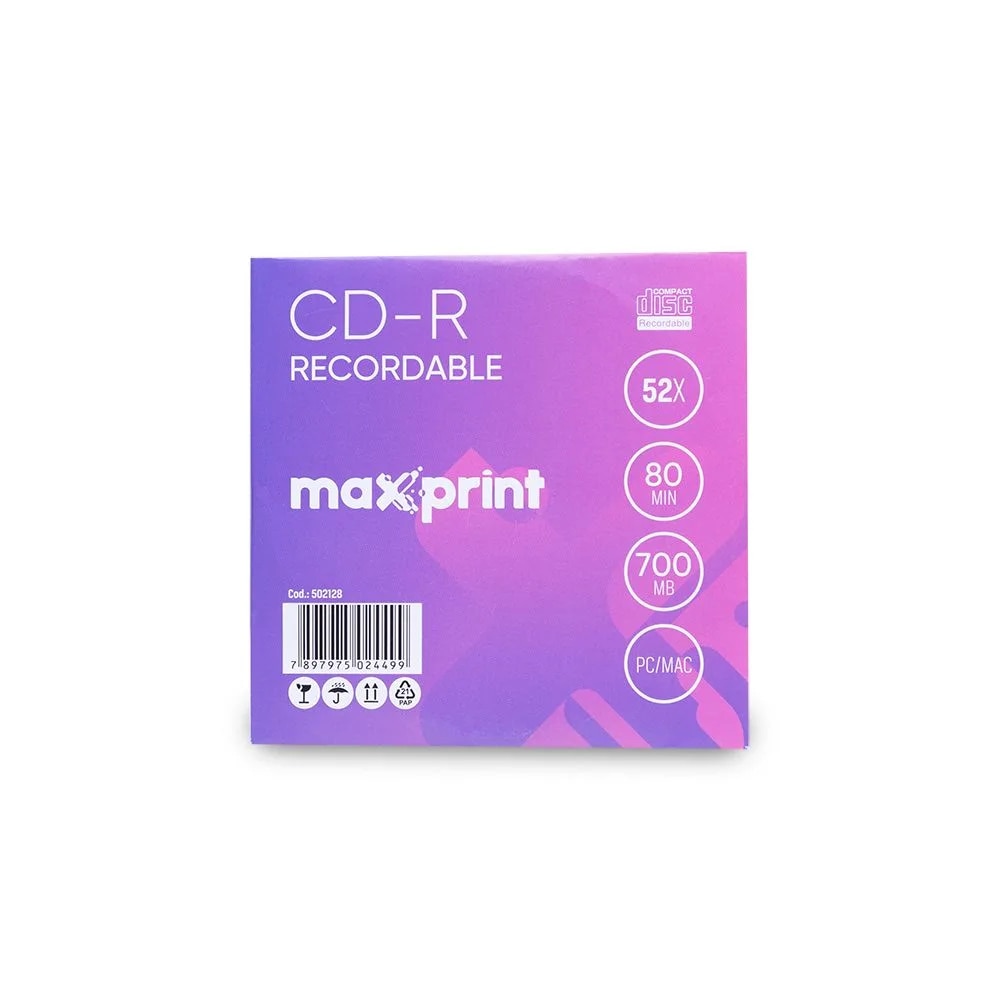 CD-R 700 Mb/80 min Envelope 52X Maxprint