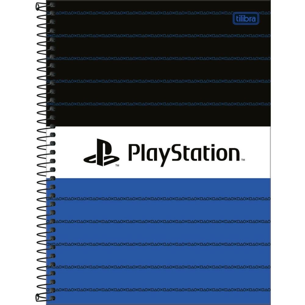 Caderno Universitário PlayStation 80 Fls Tilibra