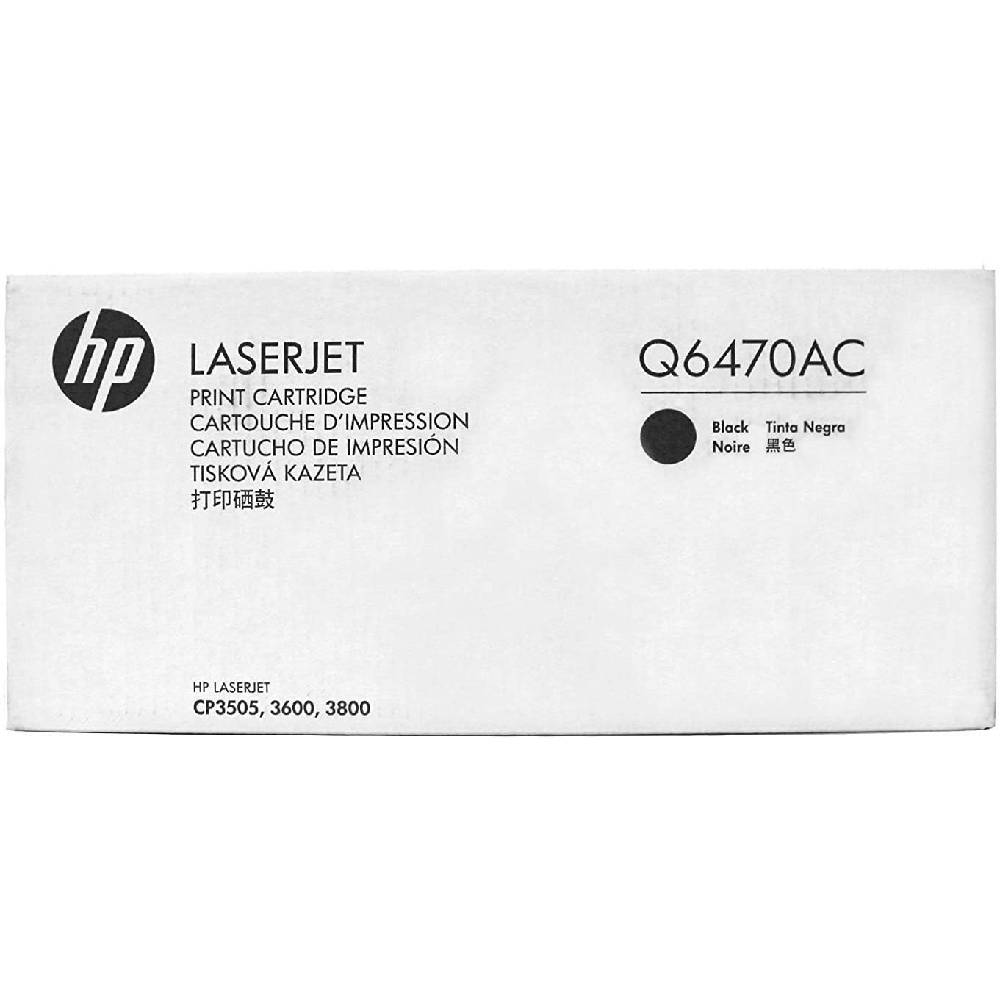 Toner HP Q6470AC Preto Laserjet Original