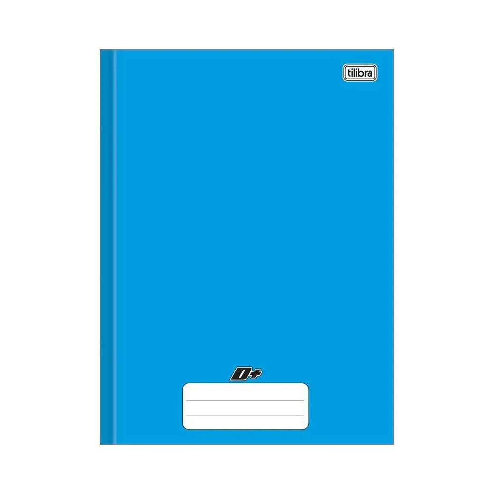 Caderno Brochura Capa Dura Azul Tilibra