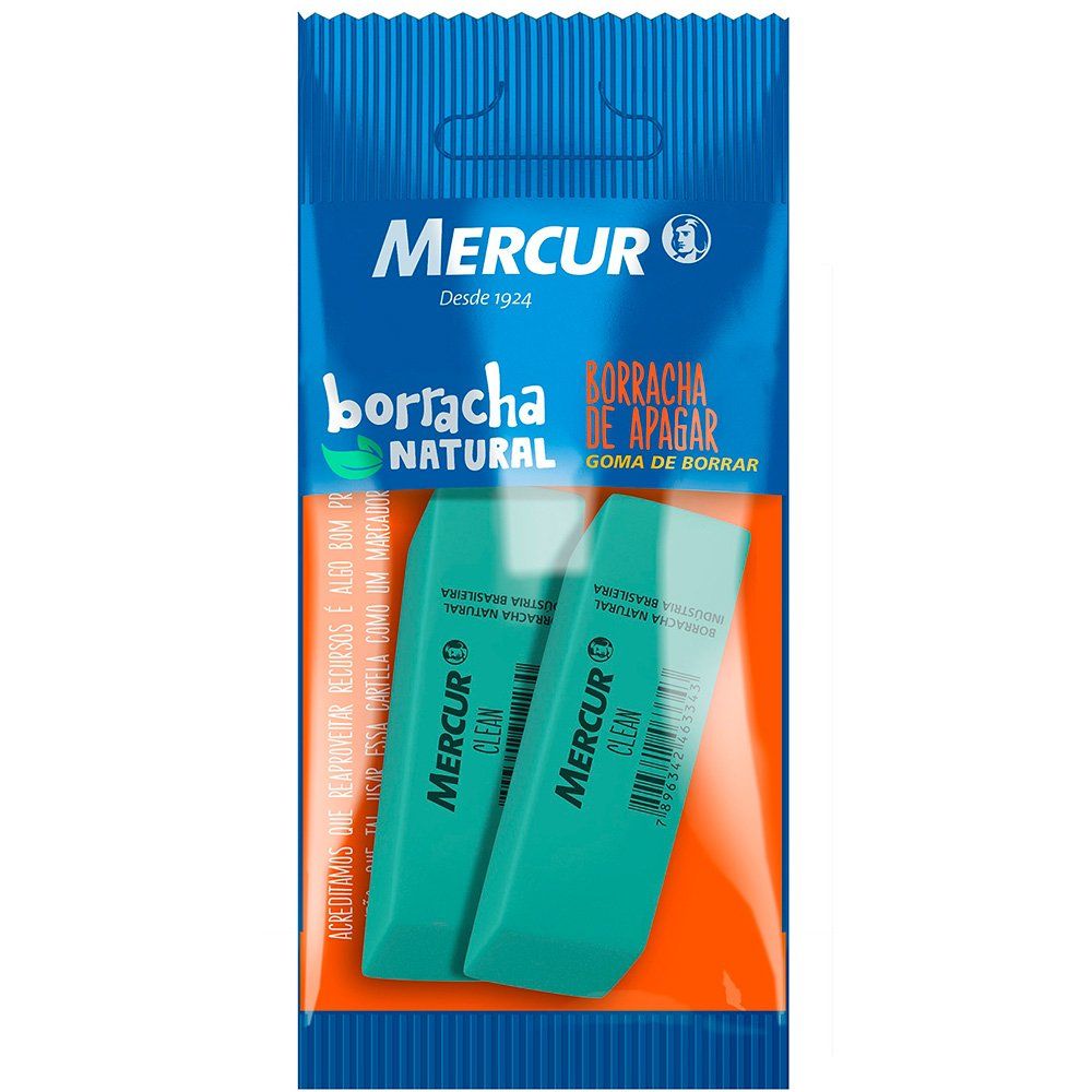 Borracha Clean Pull 2 Unidades Mercur