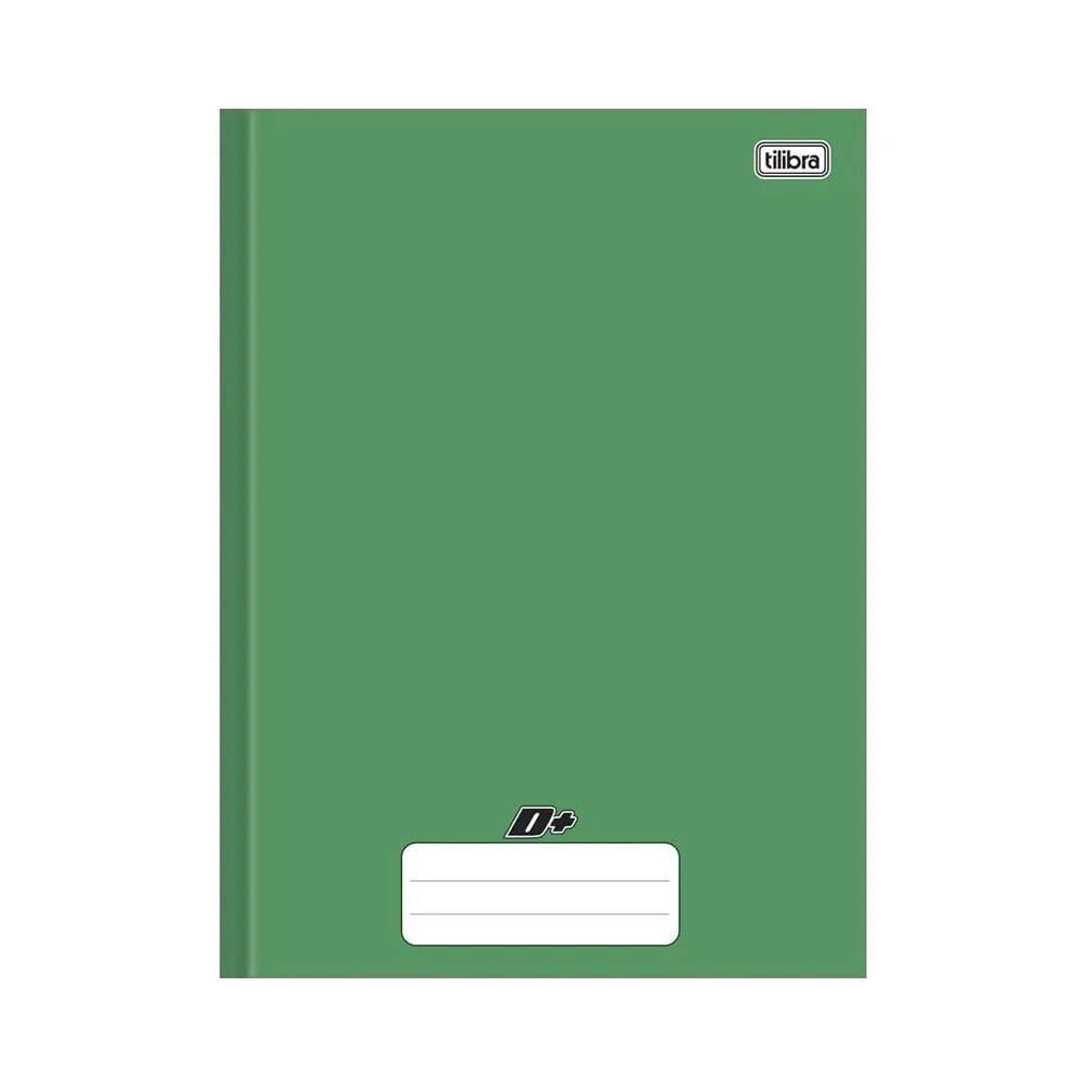 Caderno Brochura Capa Dura Verde Tilibra