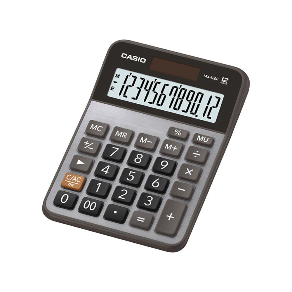 Calculadora de Mesa 12 Dígitos Prata MX-120B Casio
