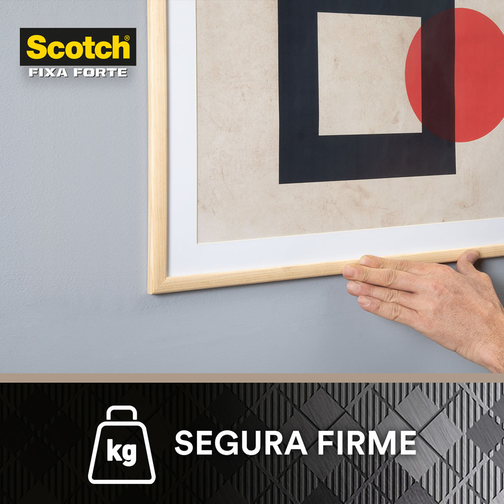 Fita Dupla Face 3M Scotch® Fixa Forte Espuma 12mm x 1,5 m
