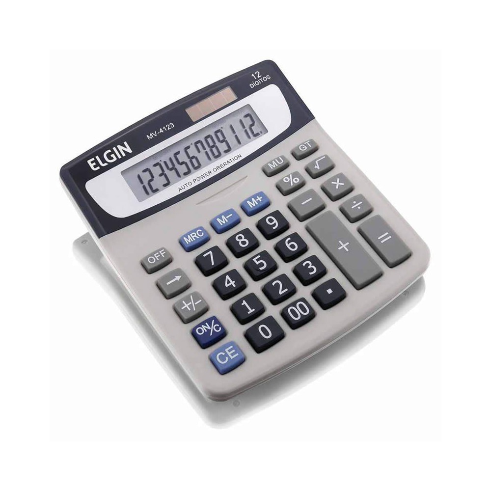 Calculadora de Mesa 12 Dígitos MV4123 Elgin
