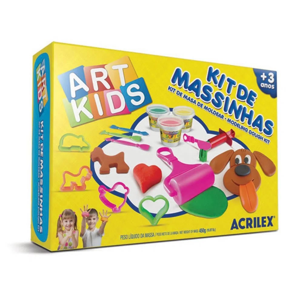 Kit de Massinhas Art Kids Acrilex