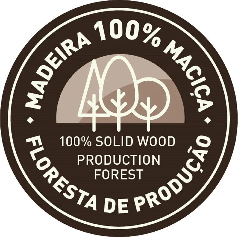 Prateleira Econômica Madeira Pinus Tabaco 500x190x18mm Tramontina