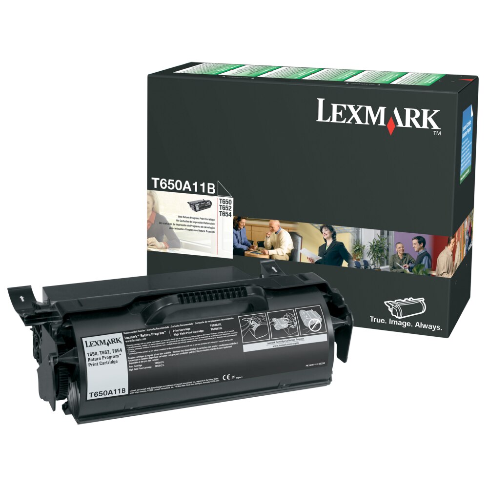 Toner Lexmark T650A11B Preto