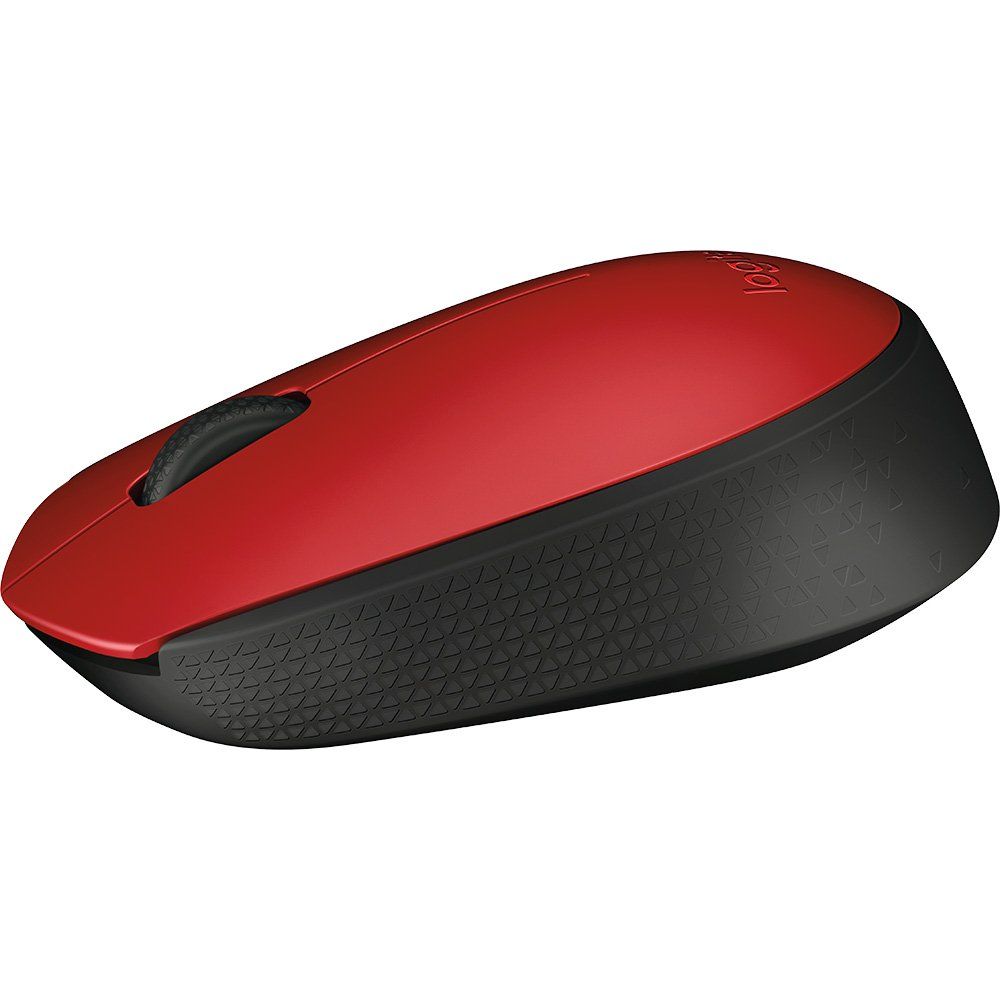 Mouse Logitech Wireless M170 Vermelho