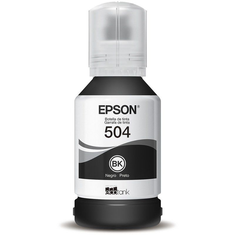 Refil de Tinta 504 Epson T504120-AL Preto